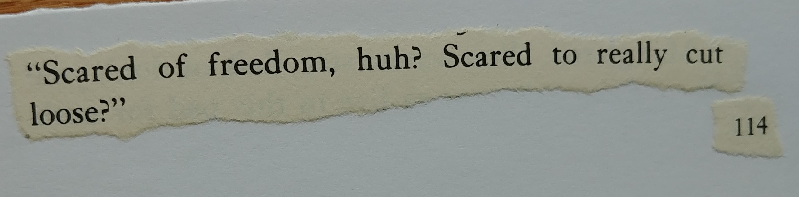 scared
                quote