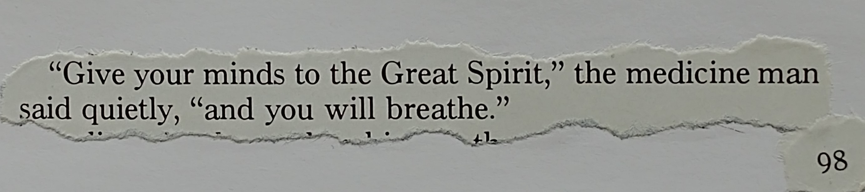 Great Spirit quote